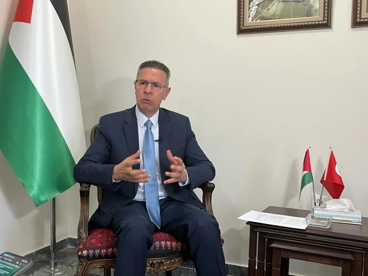 Filistin B&uuml;y&uuml;kel&ccedil;isinden T&uuml;rkiye&rsquo;ye arabuluculuk mesajı: &ldquo;T&uuml;rkiye&rsquo;nin cesur bir liderliği var&rdquo;
