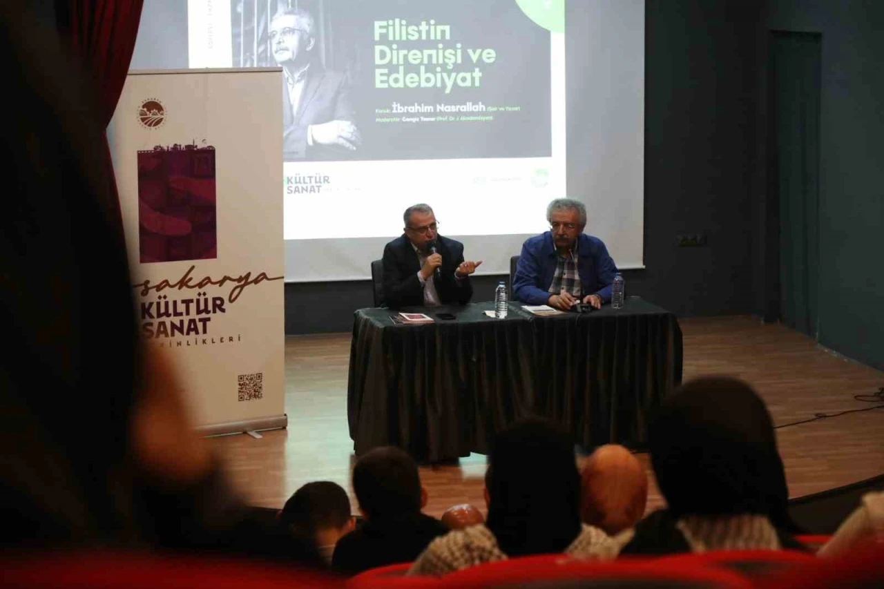 Filistinli şair Sakarya’da sanatseverlerle buluştu
