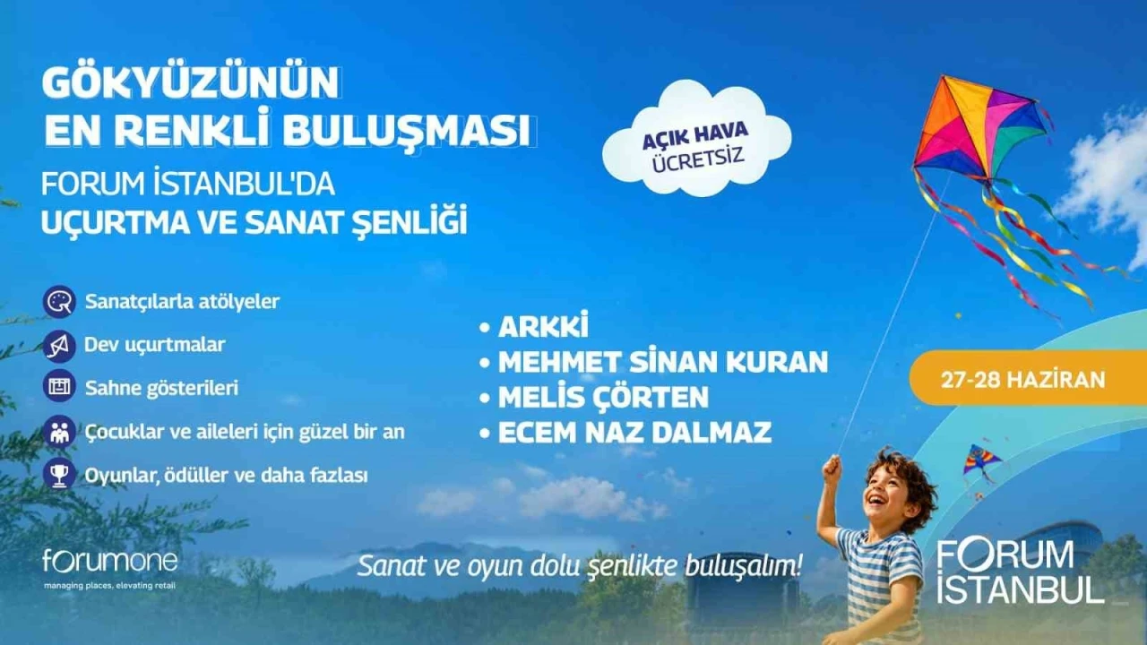 Forum İstanbul&rsquo;da "U&ccedil;urtma ve Sanat Şenliği"
