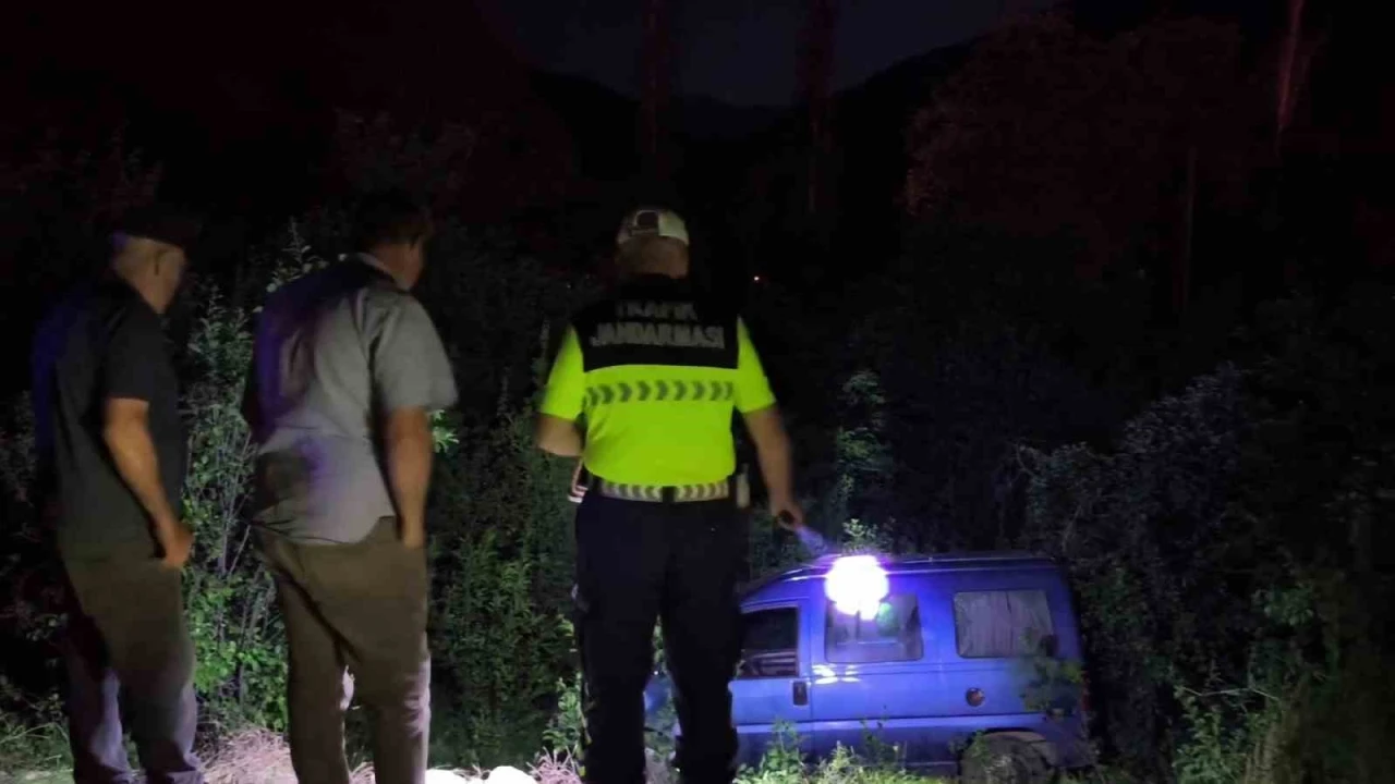 Freni patlayan ara&ccedil; bah&ccedil;eye u&ccedil;tu, s&uuml;r&uuml;c&uuml; yaralandı
