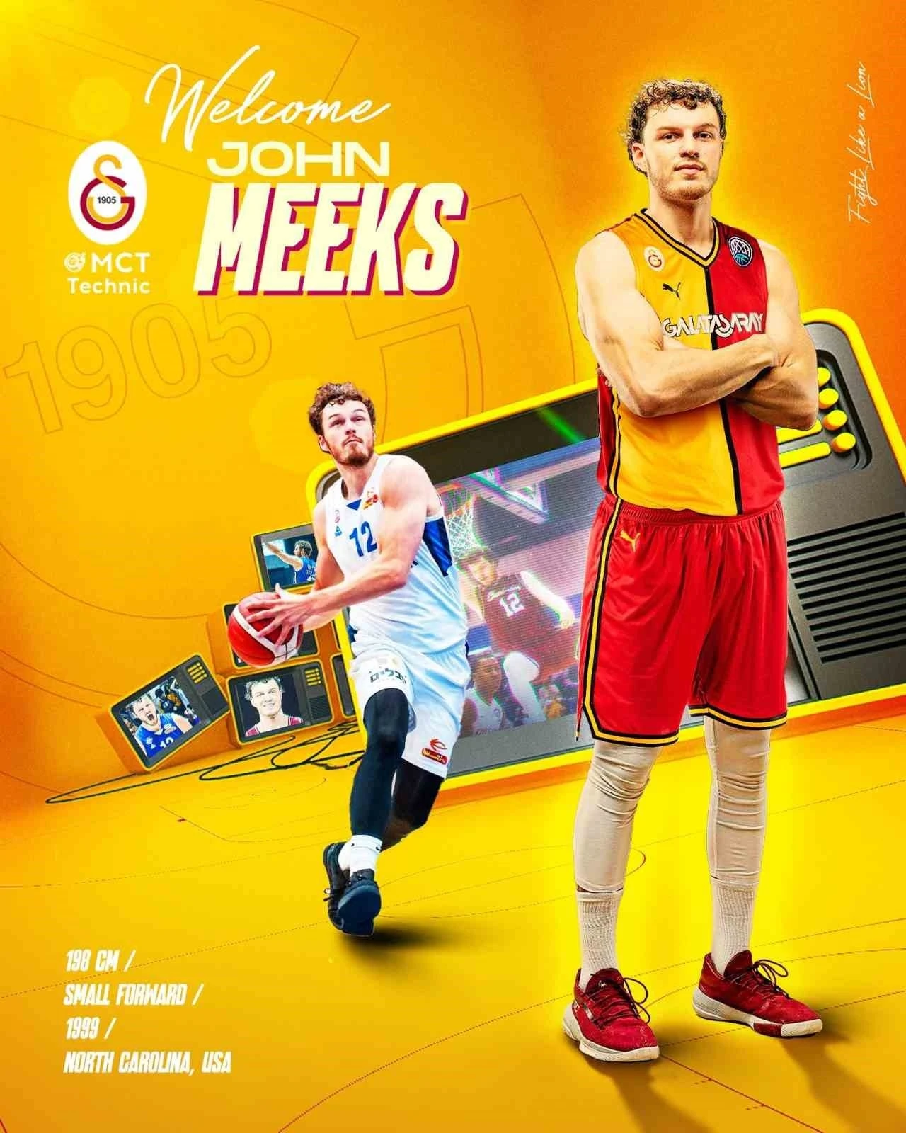 Galatasaray, John Meeks’i kadrosuna kattı
