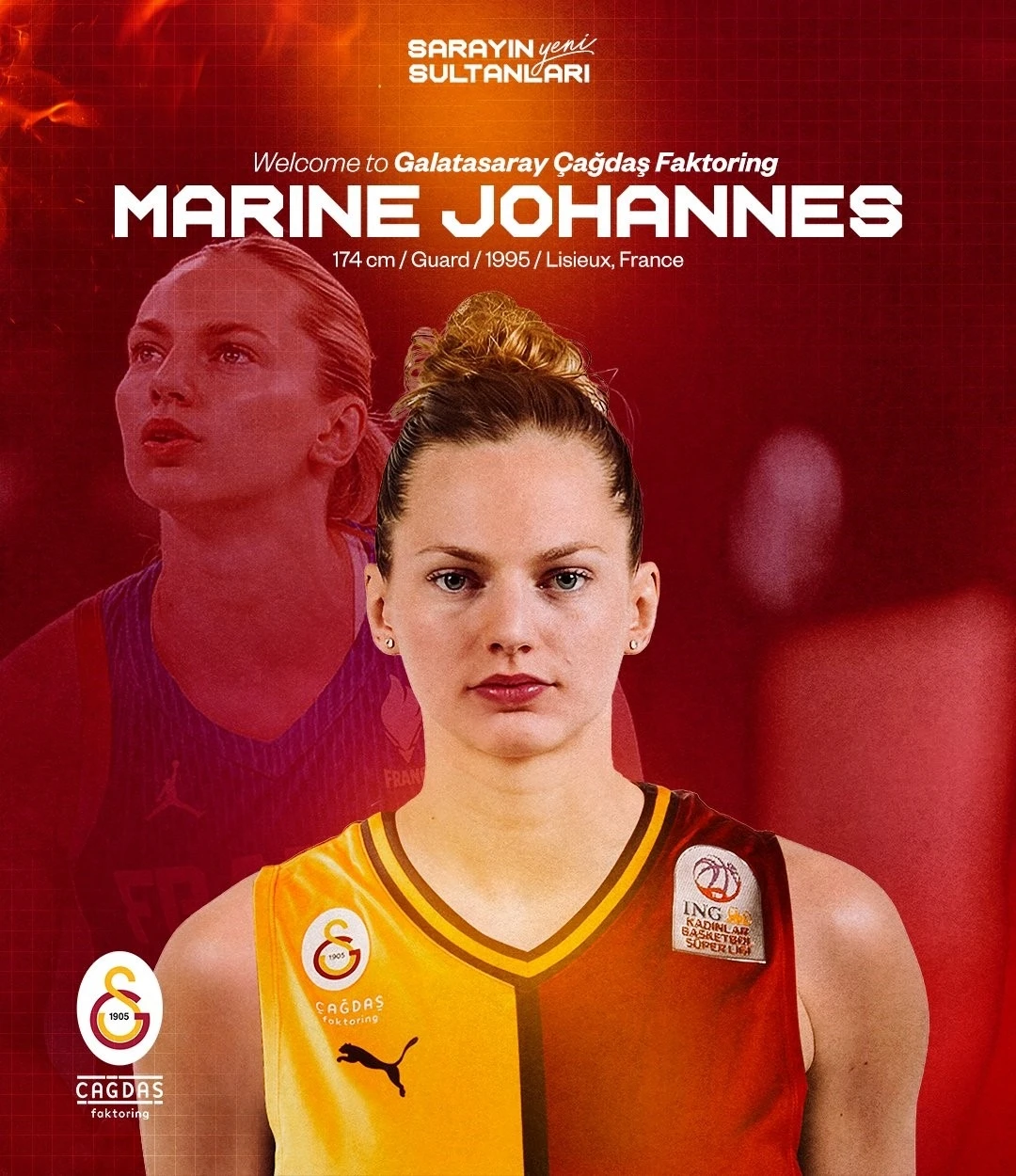 Galatasaray, Marine Johannes’i transfer etti
