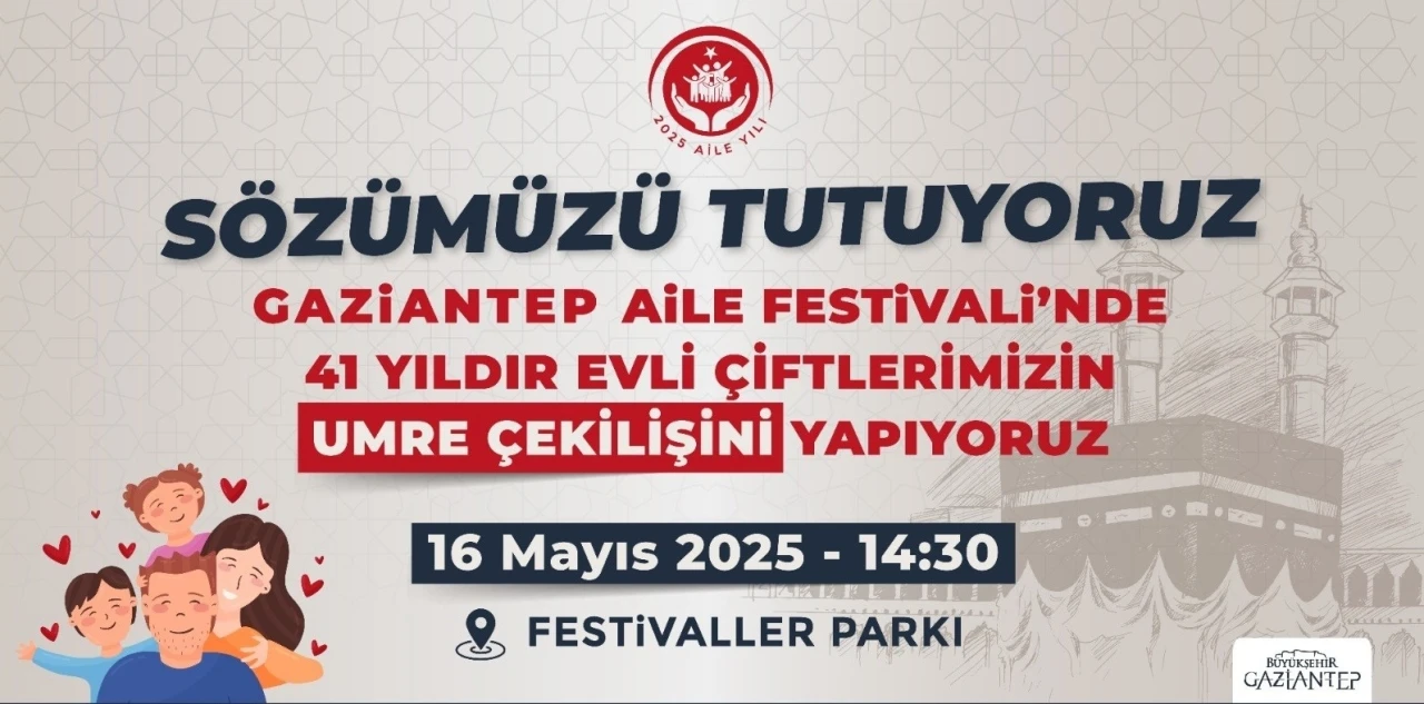 Gaziantep Aile Yılı Festivali için geri sayım başladı
