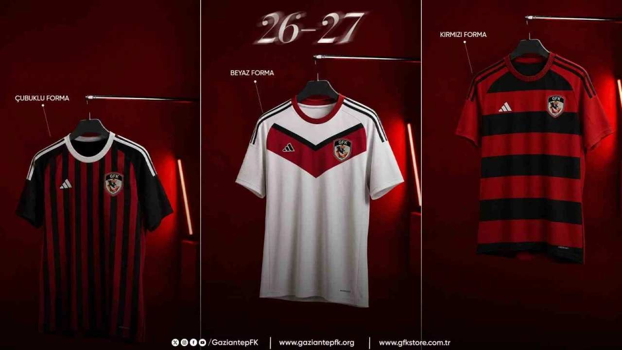 Gaziantep FK, yeni sezon formalarını tanıttı
