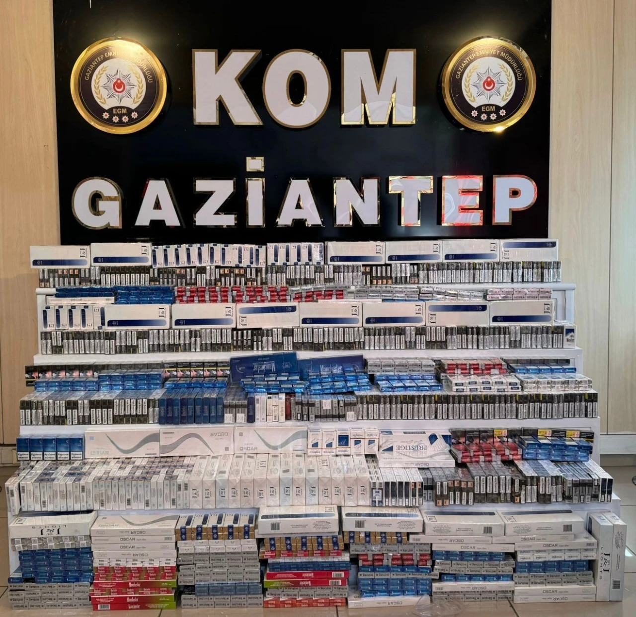 Gaziantep’te 2 milyon 340 bin adet makaron ele geçirildi

