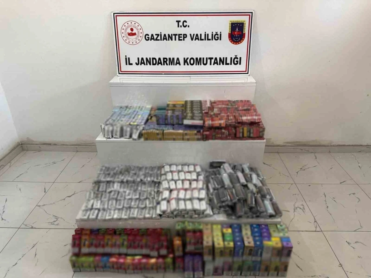 Gaziantep’te 2 milyon TL değerinde kaçak elektronik sigara ele geçirildi
