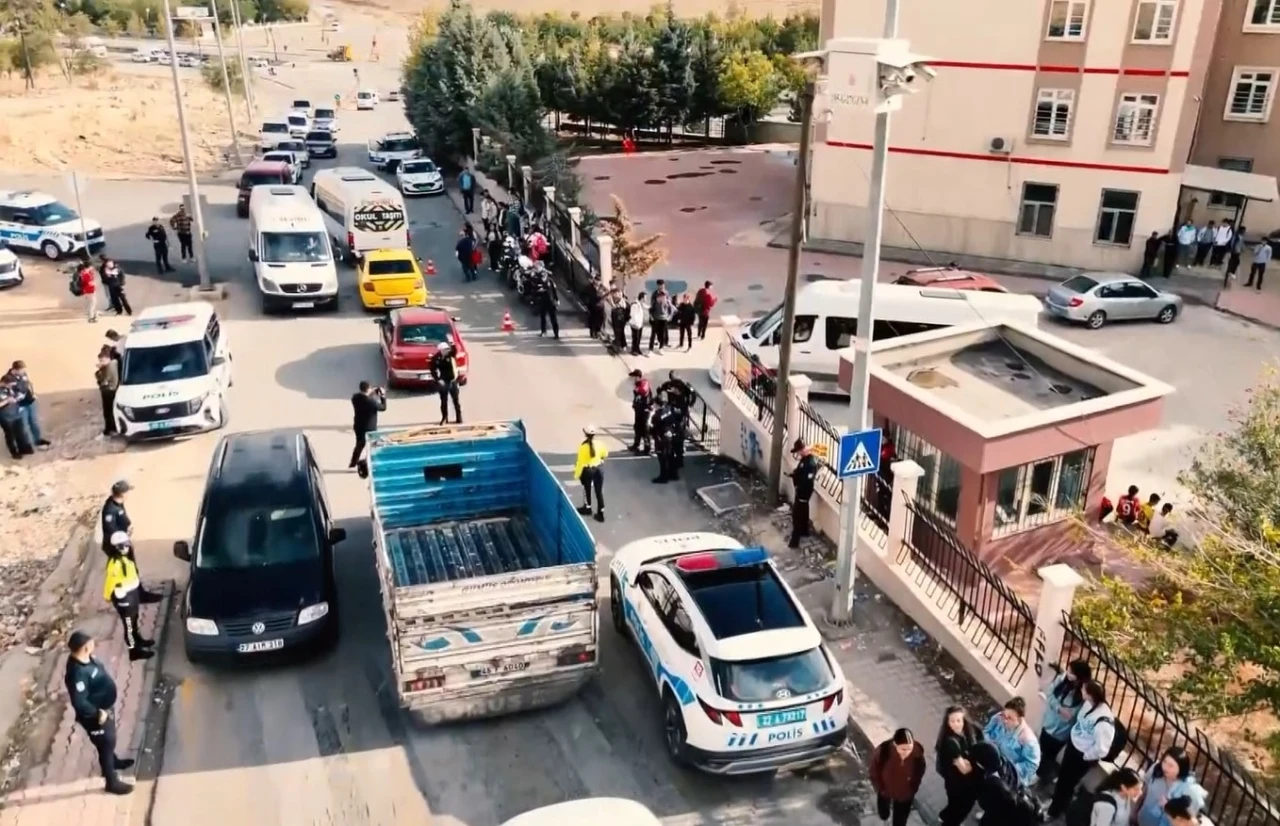 Gaziantep’te okul çevrelerinde dron destekli uygulama
