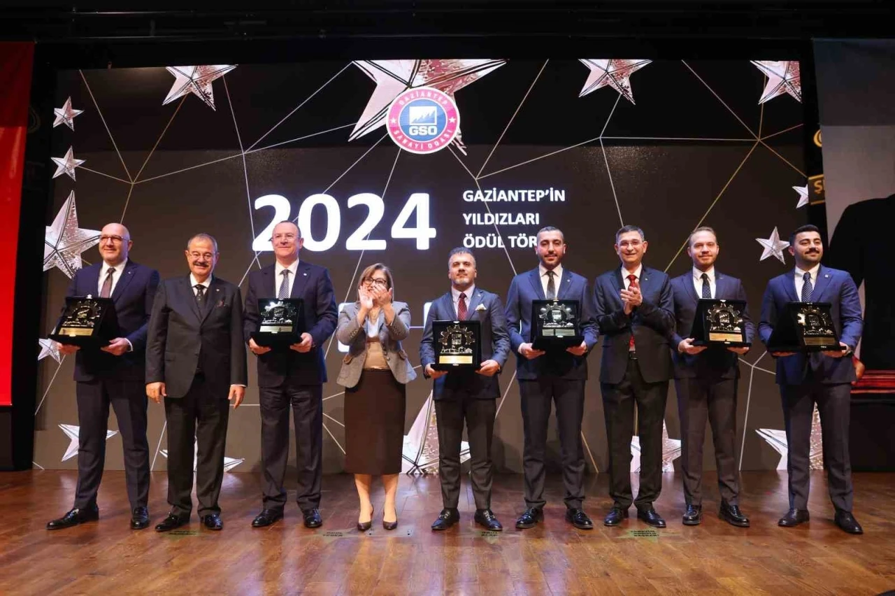Gaziantep’te "Gaziantep’in Yıldızları Ödül Töreni"