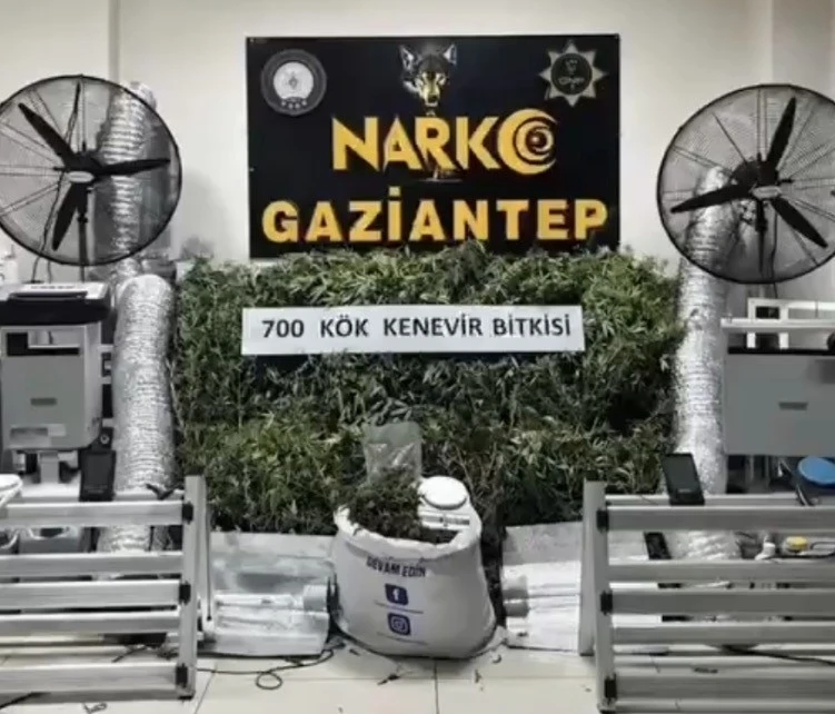 Gaziantep&rsquo;te uyuşturucu imalathanesine baskın
