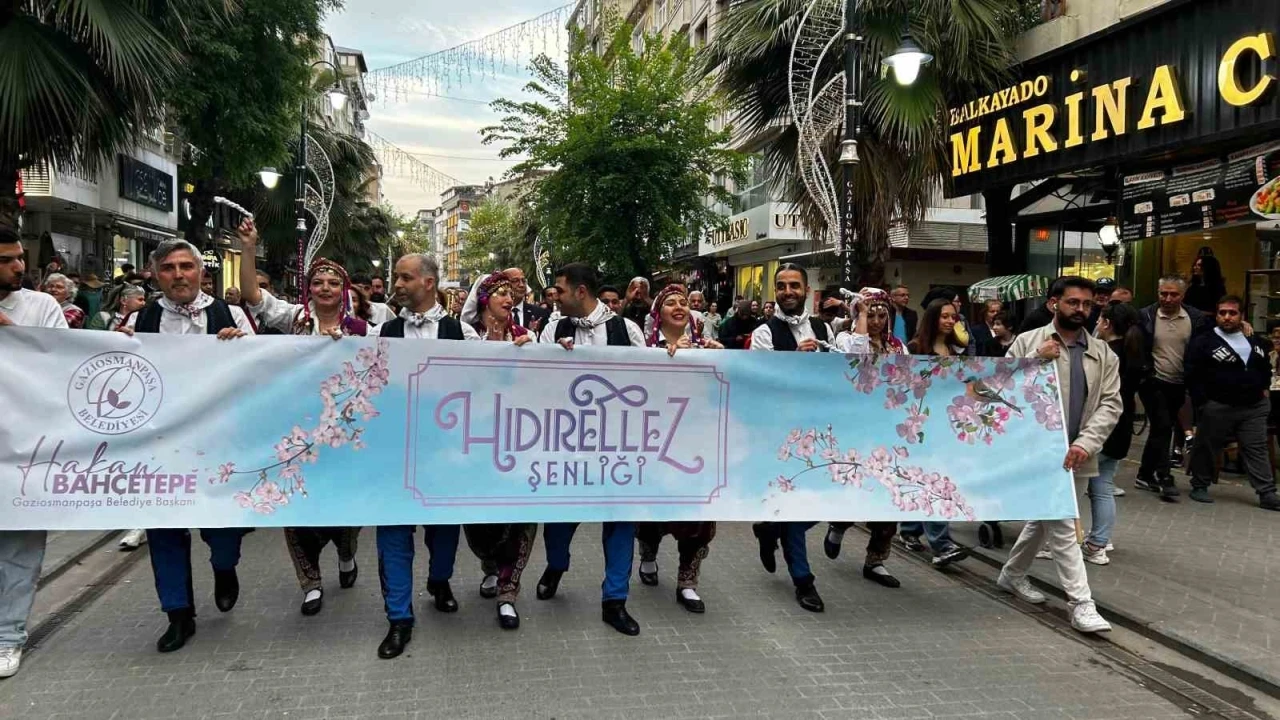 Gaziosmanpaşa’da Hıdırellez şenliği renkli görüntülere sahne oldu
