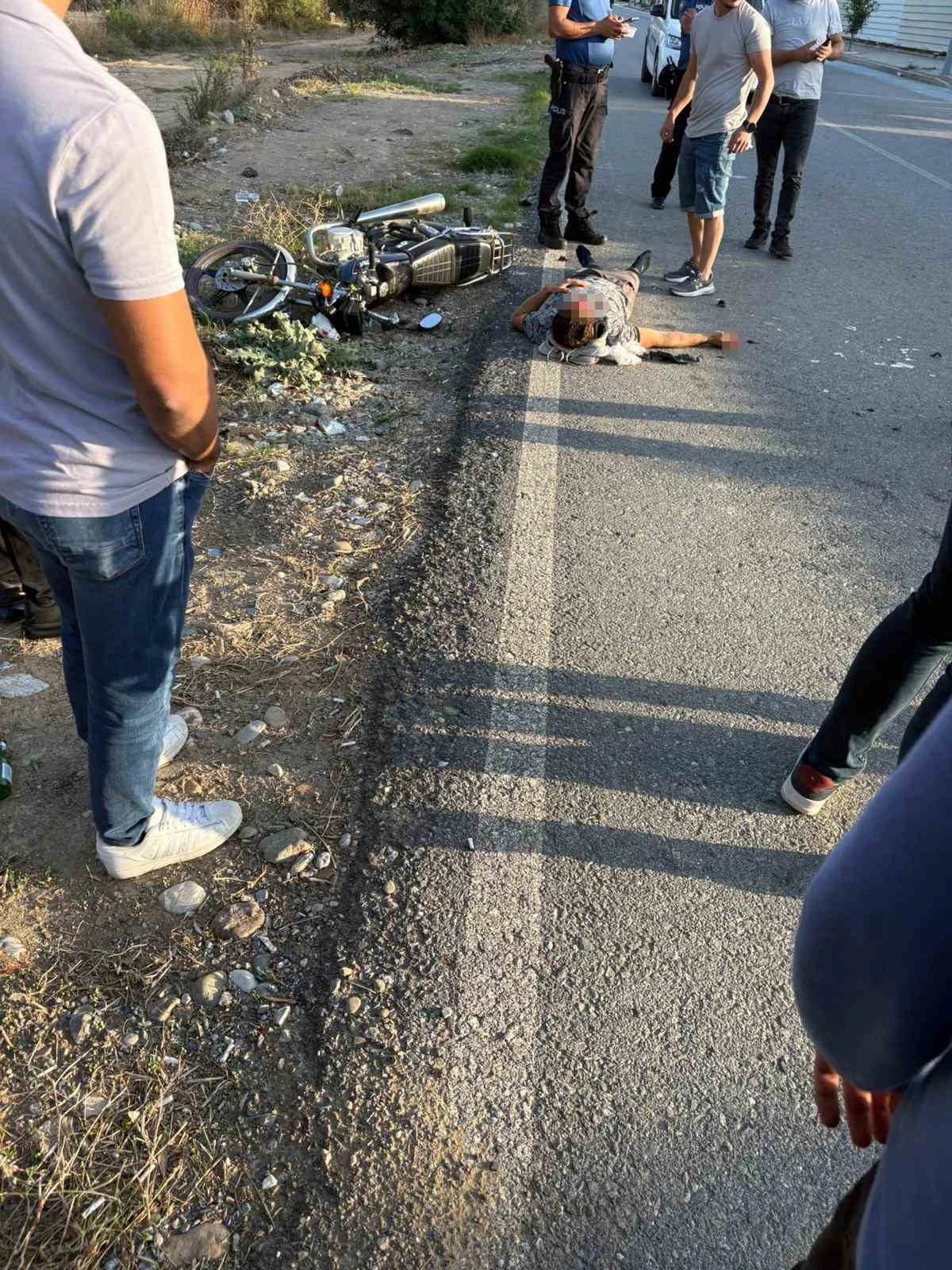 Gazipaşa’da motosikletle otomobil çarpıştı: 1 yaralı
