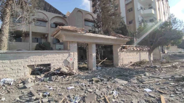 Gazze’deki Haydar Abdel Şafi Sağlık Merkezi, İsrail’in saldırısında hizmet dışı kaldı
