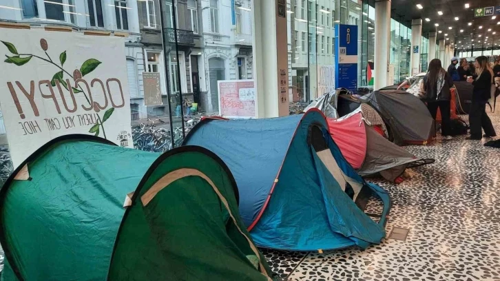 Gazze’ye destek protestoları Belçika ve Hollanda’daki üniversitelere yayıldı
