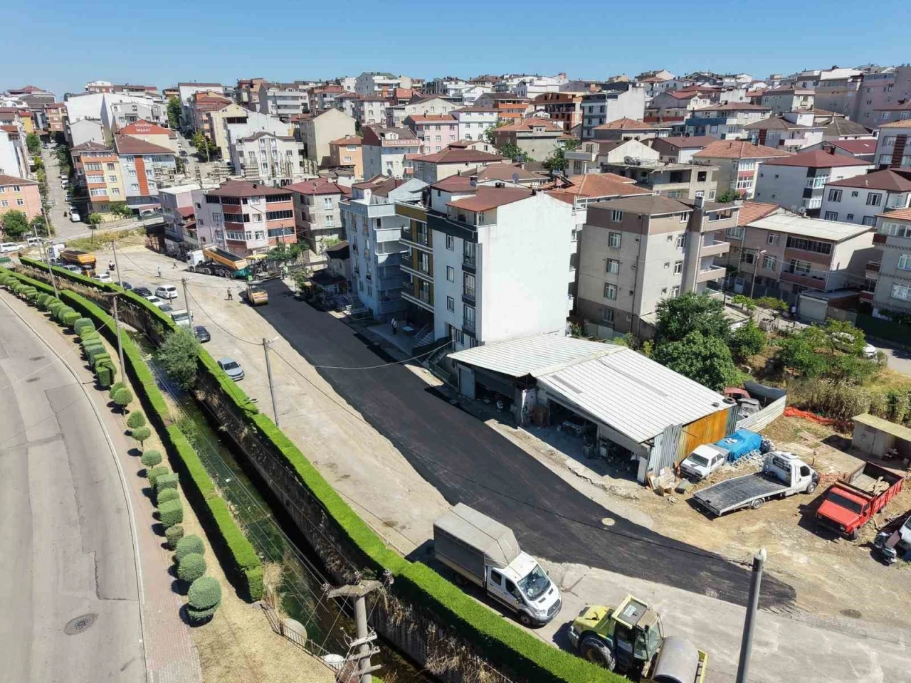 Gebze&rsquo;de 3 mahalleye toplam 850 metre yeni imar yolu yapıldı
