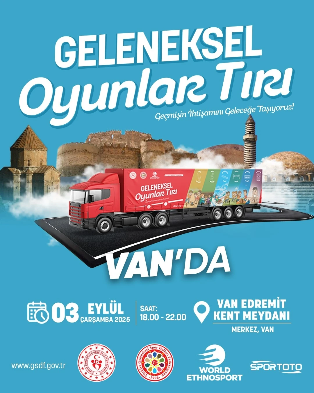 Geleneksel oyunlar tırı Van’a geliyor