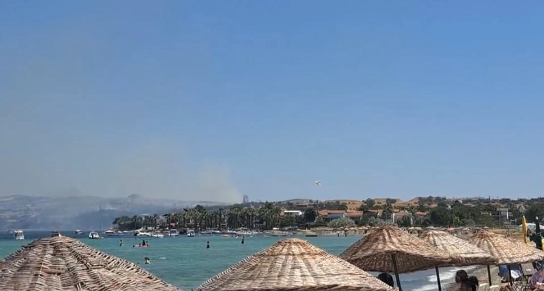 Gelibolu’da tarım arazisinde yangın
