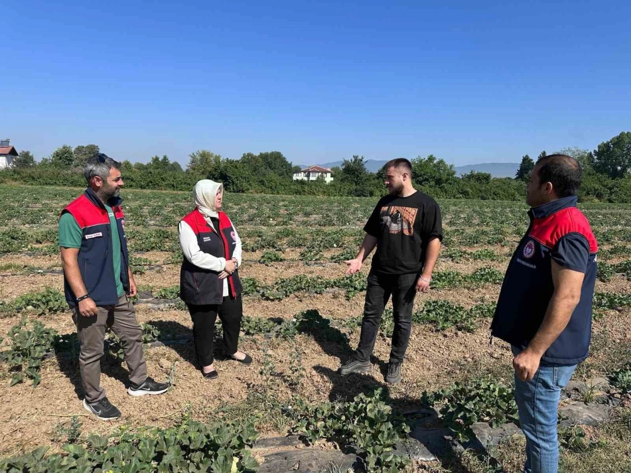Genç çiftçiden örnek tarım uygulaması
