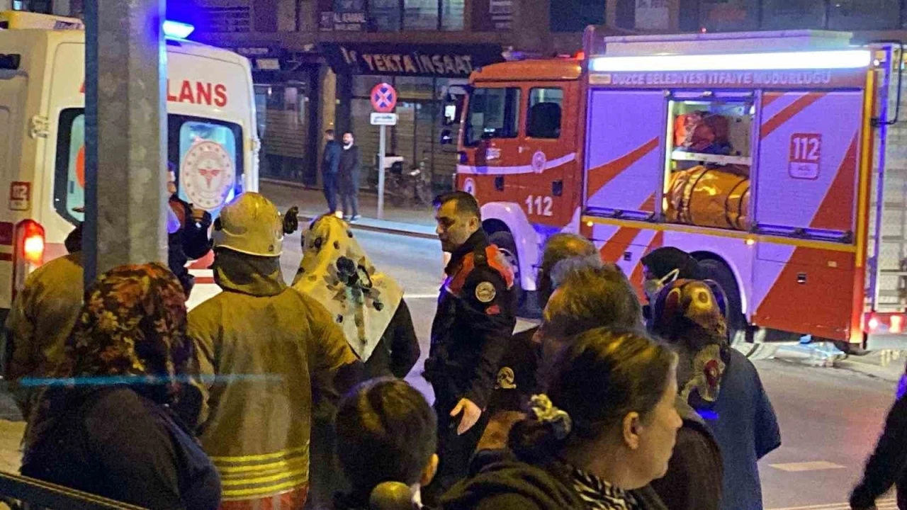 Genç kadın, polis ve itfaiye ekiplerini seferber etti
