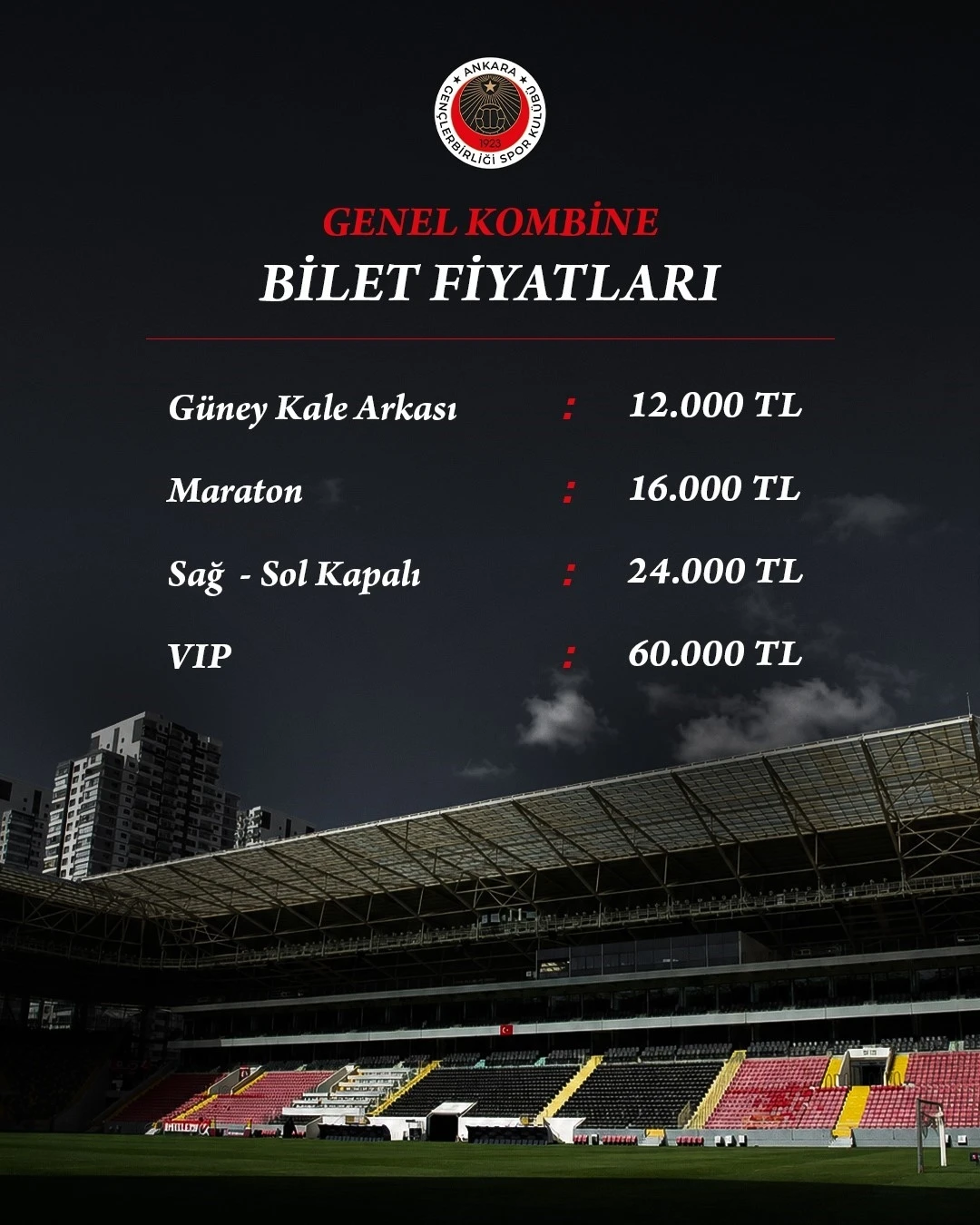 Gen&ccedil;lerbirliği&rsquo;nde yeni sezon kombine satışları başladı
