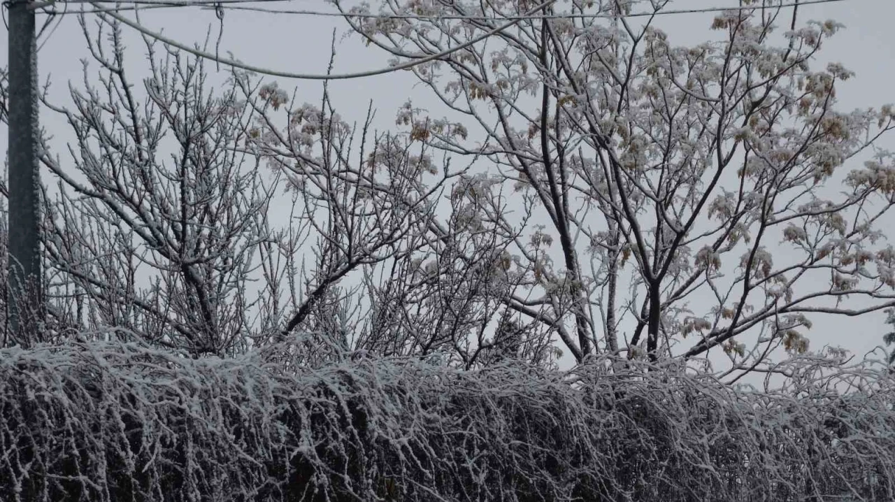 Gerc&uuml;ş beyaz &ouml;rt&uuml;yle kaplandı
