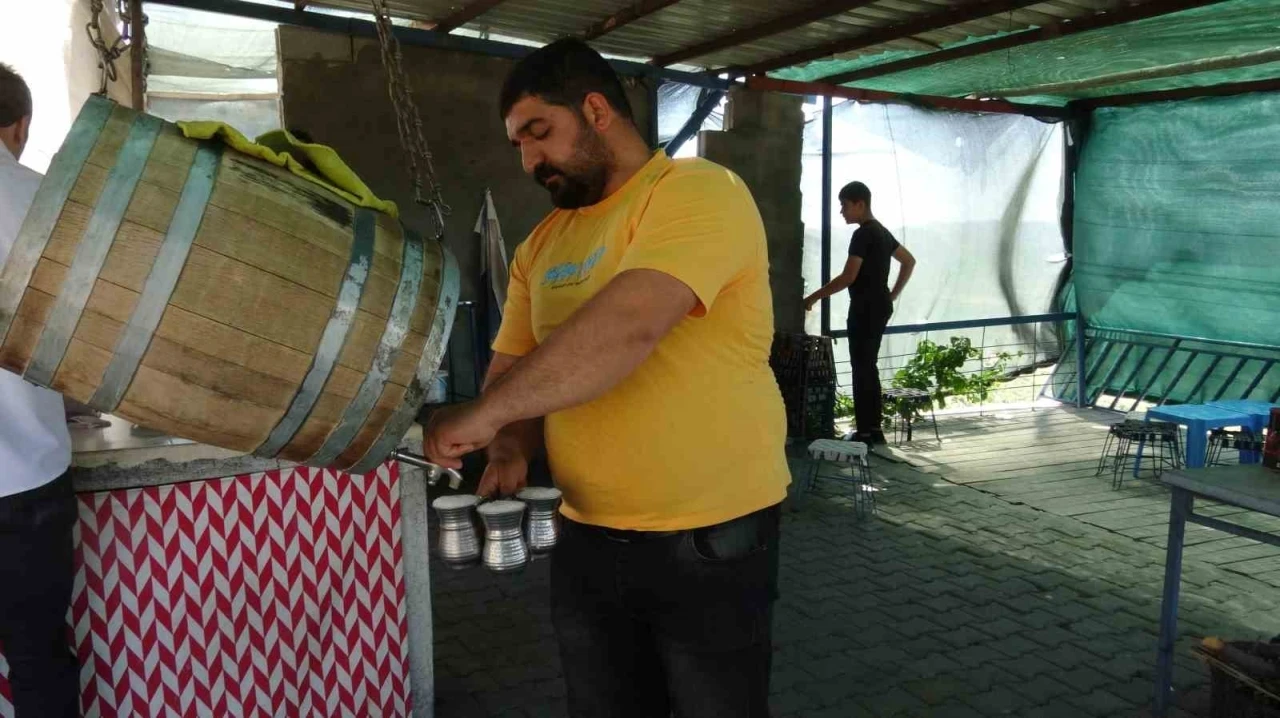 Gercüş’te bin 50 rakımda ayran keyfi
