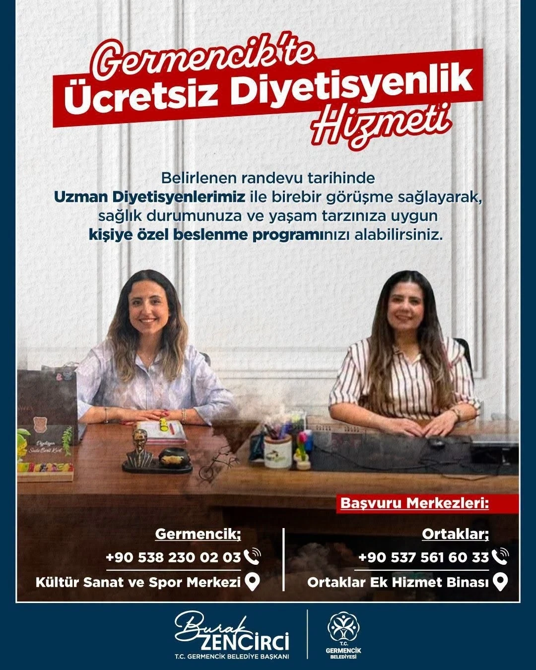 Germencik Belediyesi vatandaşlara &uuml;cretsiz diyet hizmeti sunuyor
