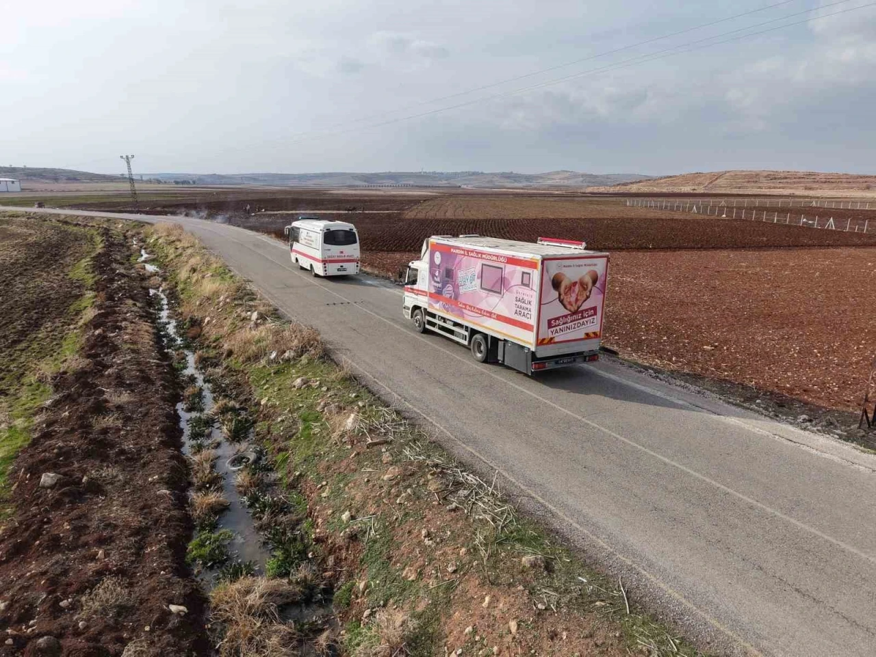 Gezici mobil mamografi aracı Midyat&rsquo;ta kanser taramalarını vatandaşların ayağına g&ouml;t&uuml;rd&uuml;
