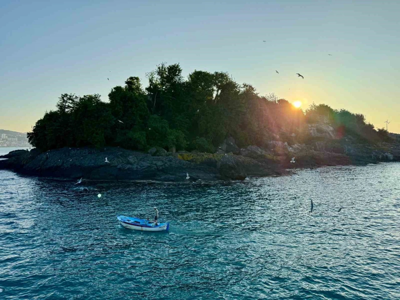 Giresun Adası’nda turizm sezonu başladı
