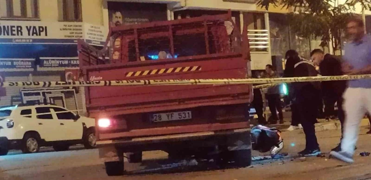 Giresun’da trafik kazası: 1 ölü
