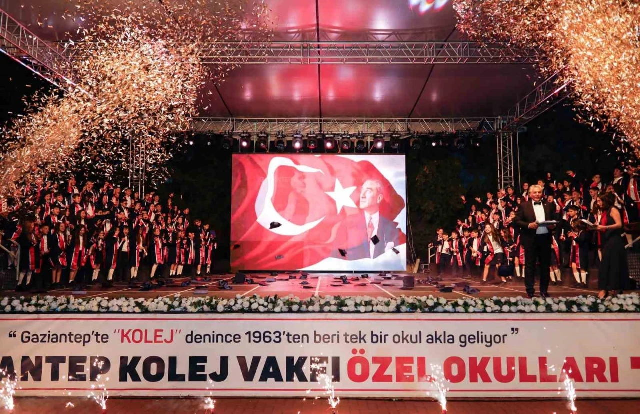 GKV &Ouml;zel İlkokulu&rsquo;nda kep heyecanı ve mezuniyet gururu
