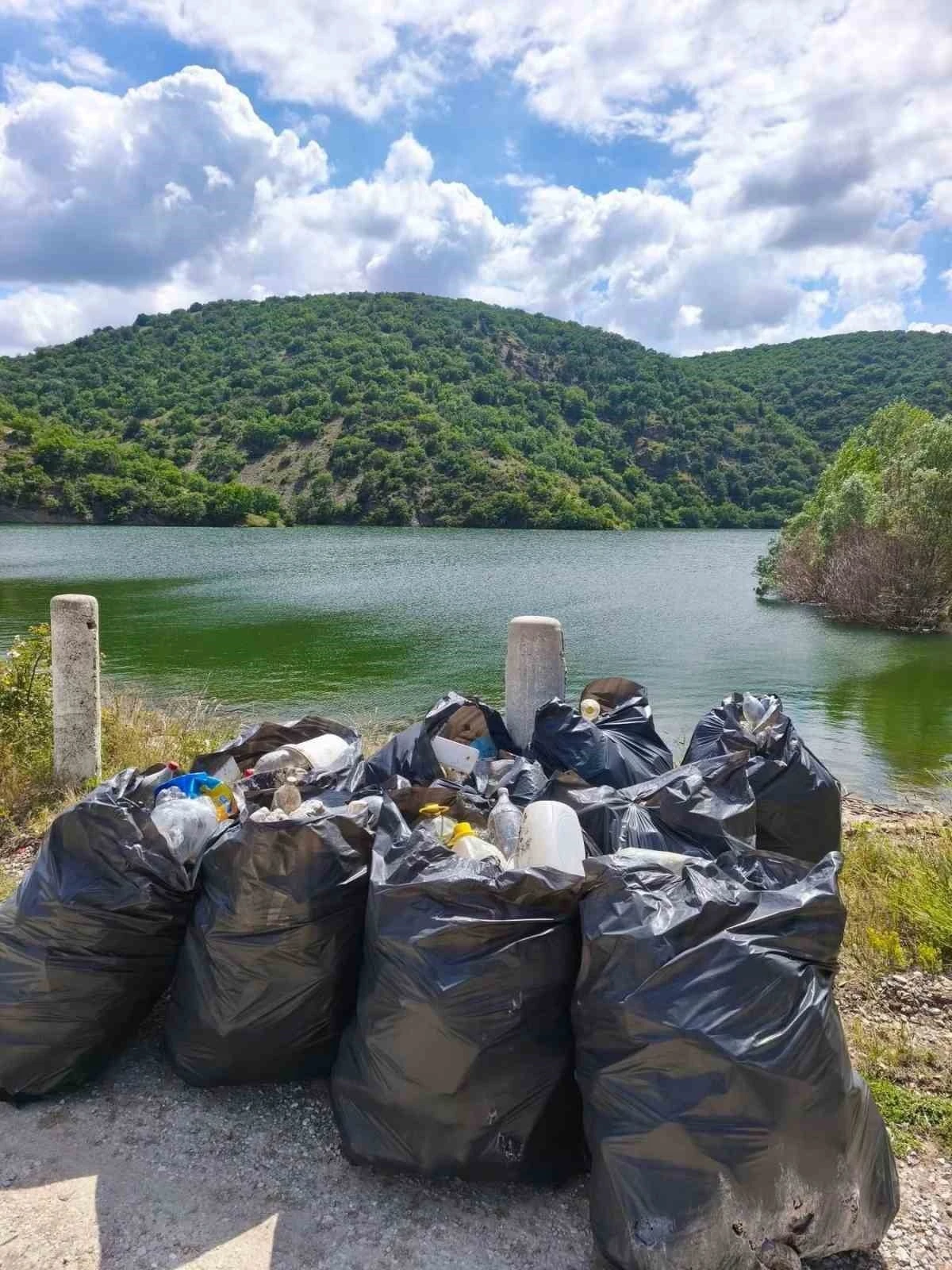 G&ouml;leti el birliğiyle temizlediler
