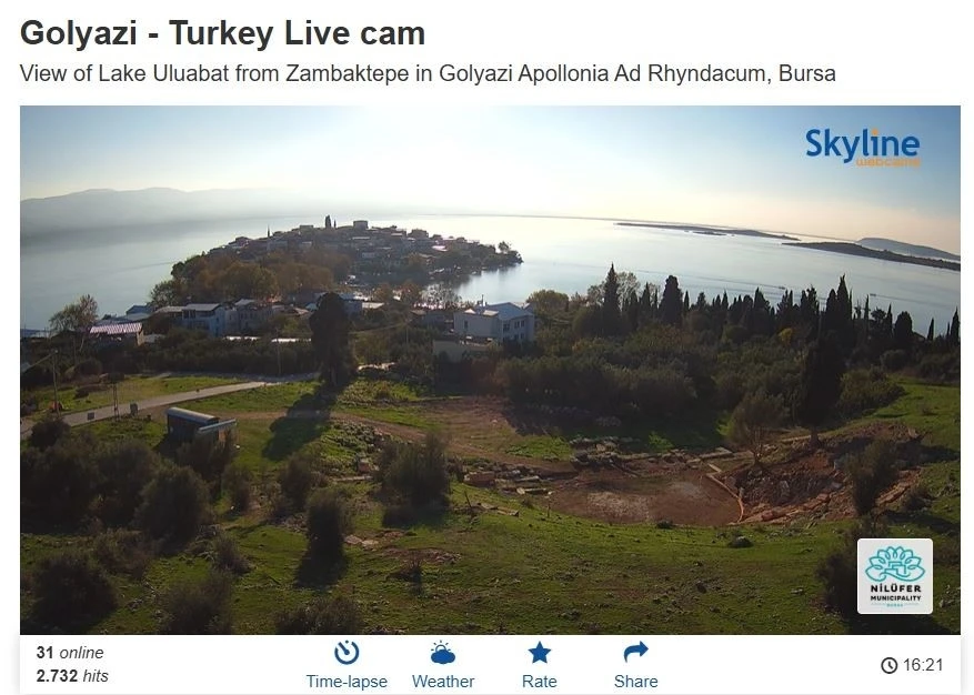 Gölyazı dünyanın &quot;dijital billboard&quot;unda
