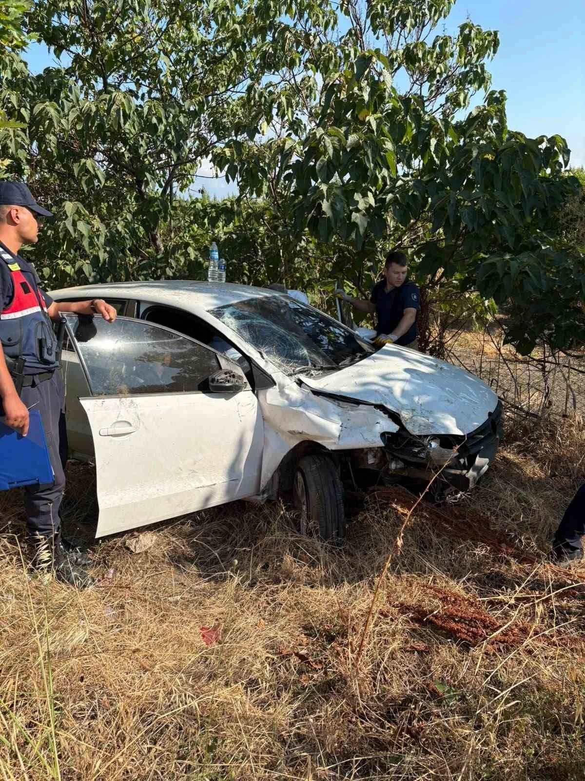 G&ouml;nen&rsquo;de trafik kazası: 1 yaralı
