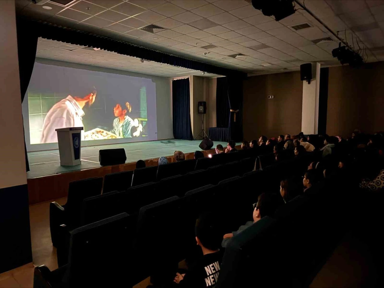 G&ouml;rme g&ouml;rme engelliler i&ccedil;in betimlemeli film g&ouml;sterimi
