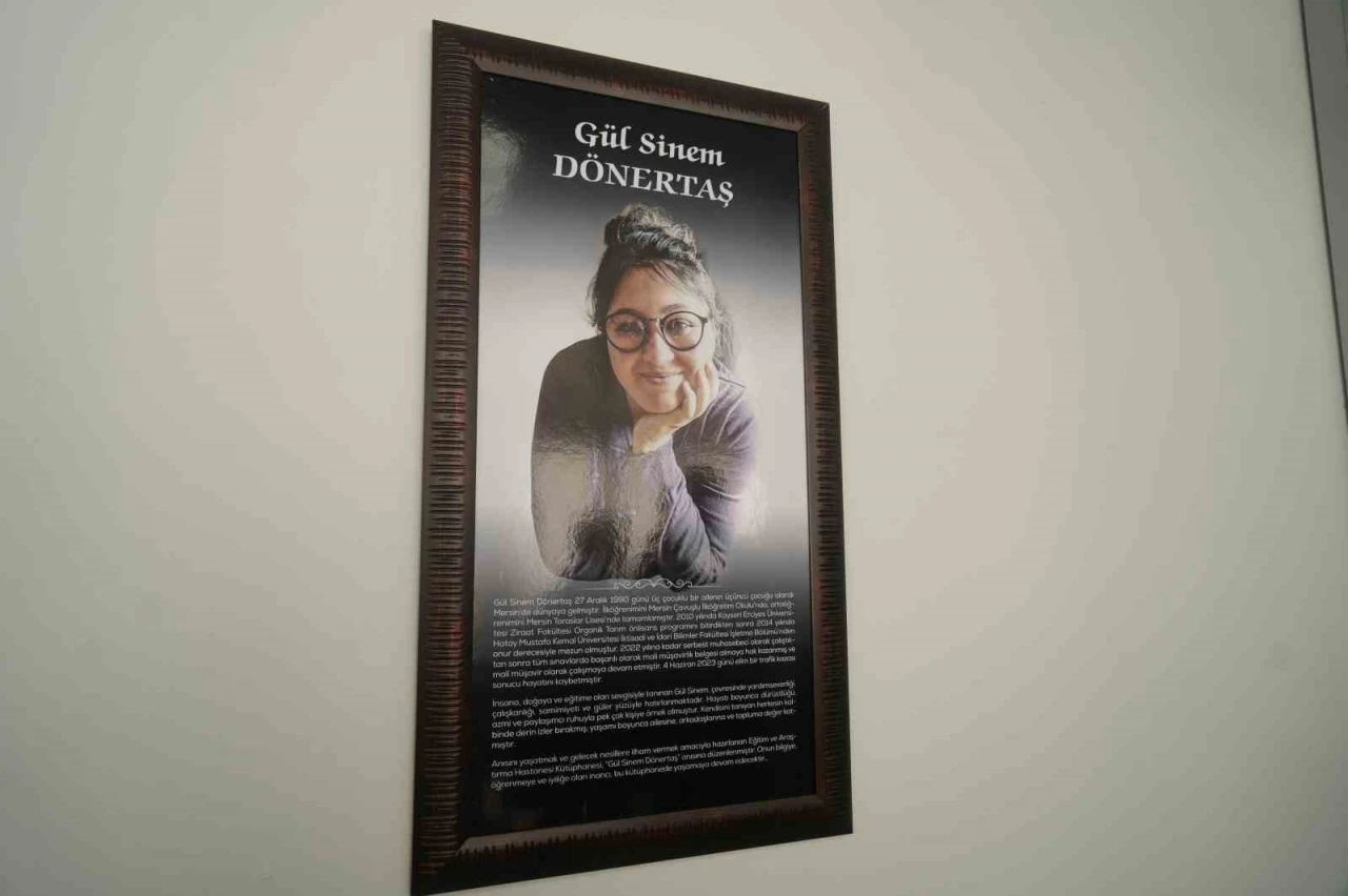 G&uuml;l Sinem D&ouml;nertaş&rsquo;ın anısı Niğde&rsquo;de kurulan k&uuml;t&uuml;phane ile yaşatılıyor
