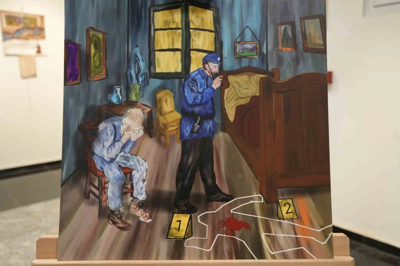 Gümüşhane’de polis memurları ‘Polisin Sanat Yönü’nü gösterdi
