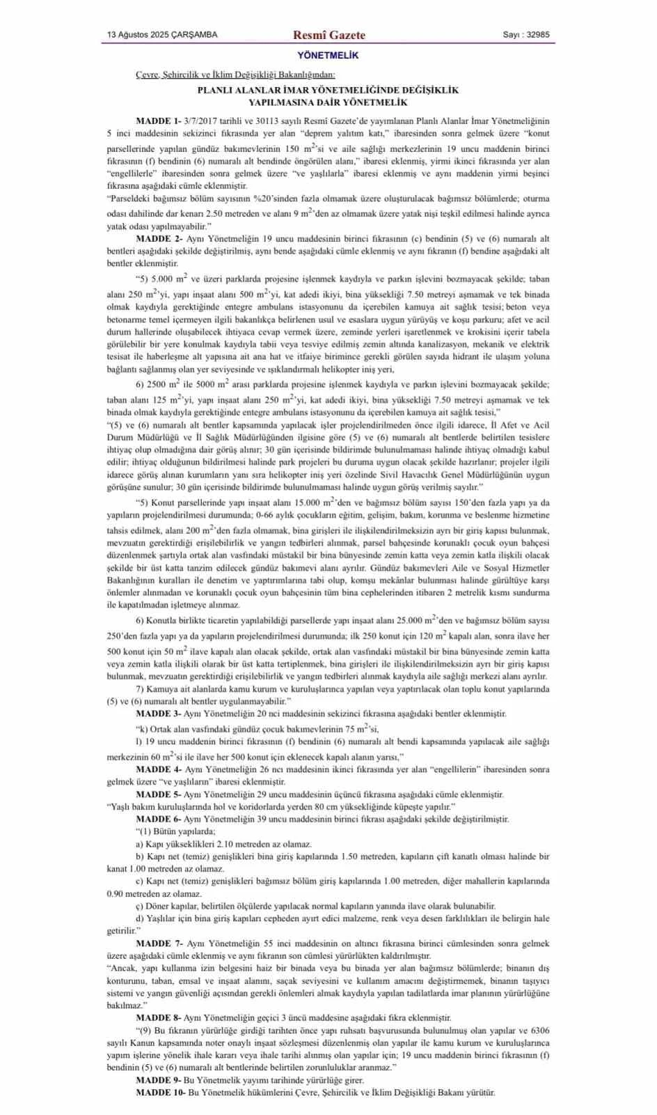 Gündüz bakımevlerinin açılmasını zorunlu hale getiren yönetmelik Resmi Gazete’de yayımlandı
