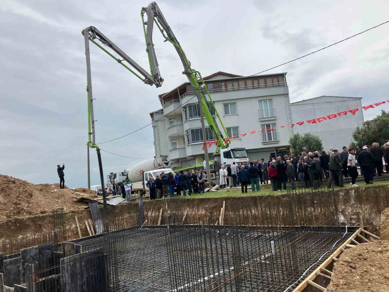 Hafızlık Yatılı Kur’an Kursu binasının temeli atıldı
