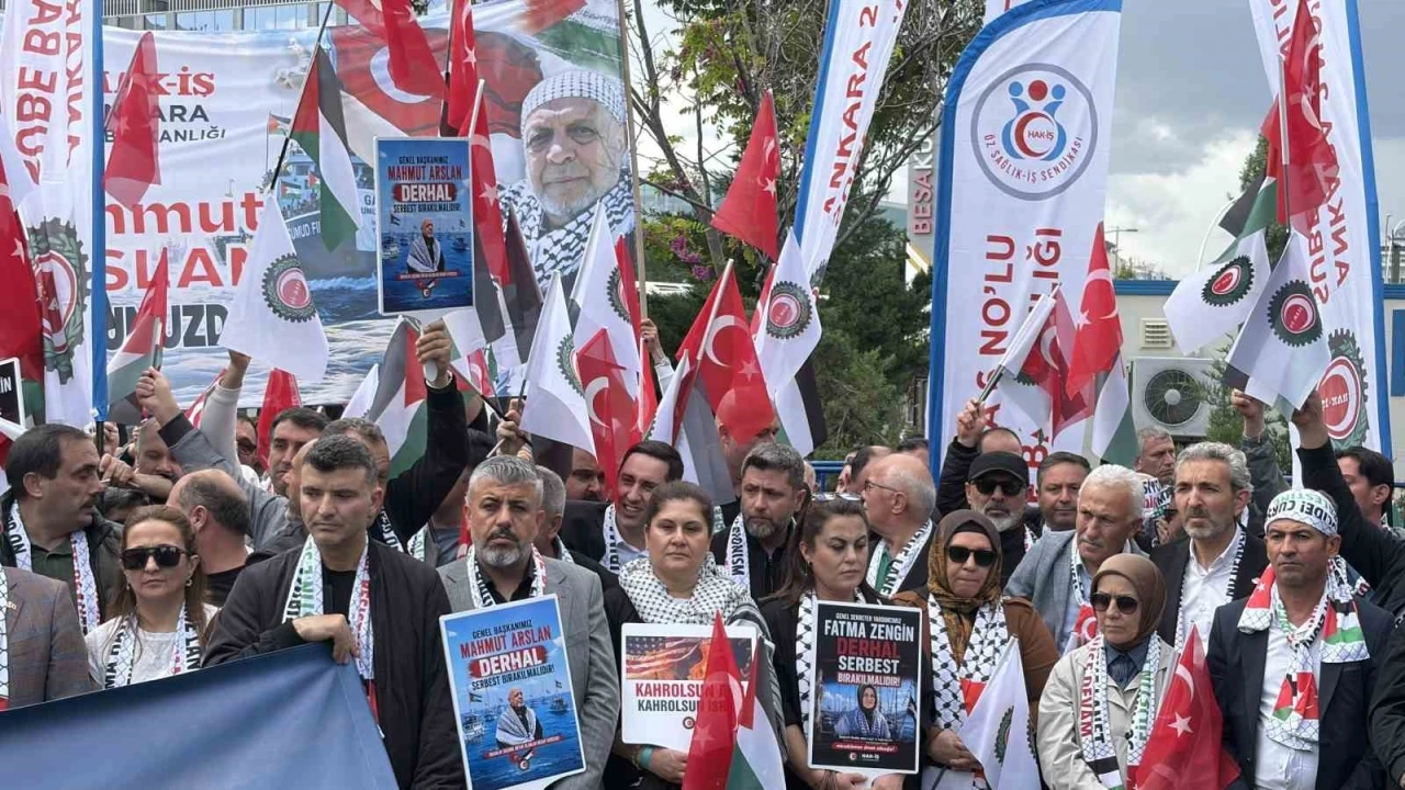 HAK-İŞ Genel Başkan Vekili Sert: "Sumud aktivistlerinin İsrail g&uuml;&ccedil;lerince alıkonulmasını protesto ediyoruz"
