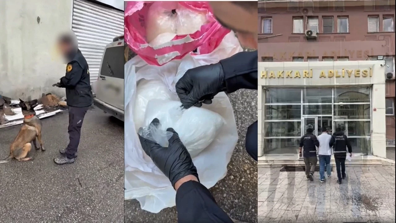 Hakkari’de 35 kilo uyuşturucu ele geçirildi
