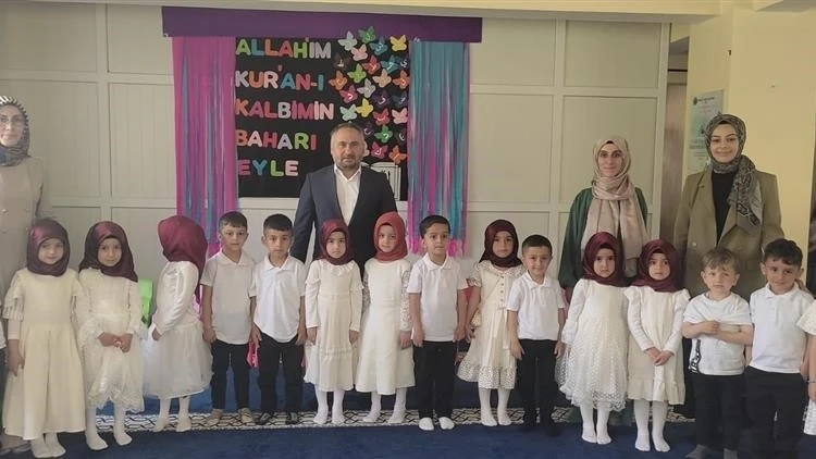 Hakkari’de 4-6 yaş Kur’an kurslarında yılsonu coşkusu
