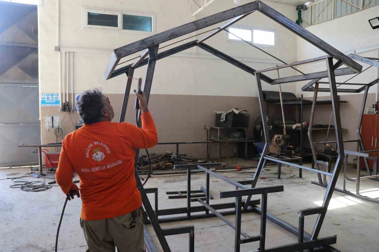 Haliliye Belediyesi kendi kaynaklarıyla üretim yapıyor
