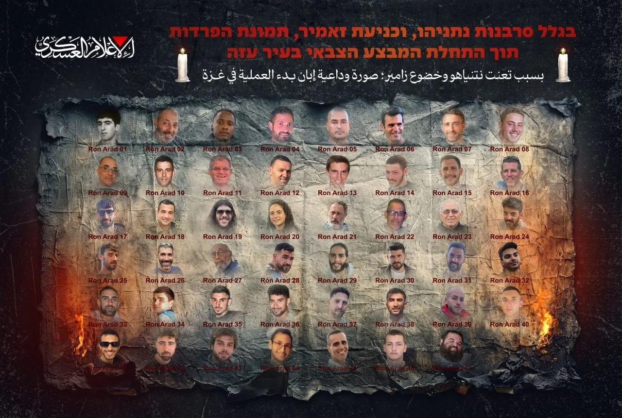 Hamas, 47 esirin fotoğrafını yayınlayarak İsrail’i uyardı
