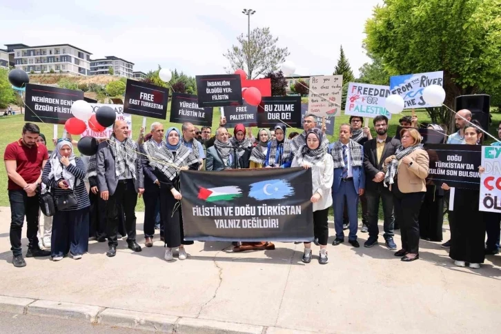 Hasan Kalyoncu Üniversitesi’nde Filistin’e destek yürüyüşü düzenlendi
