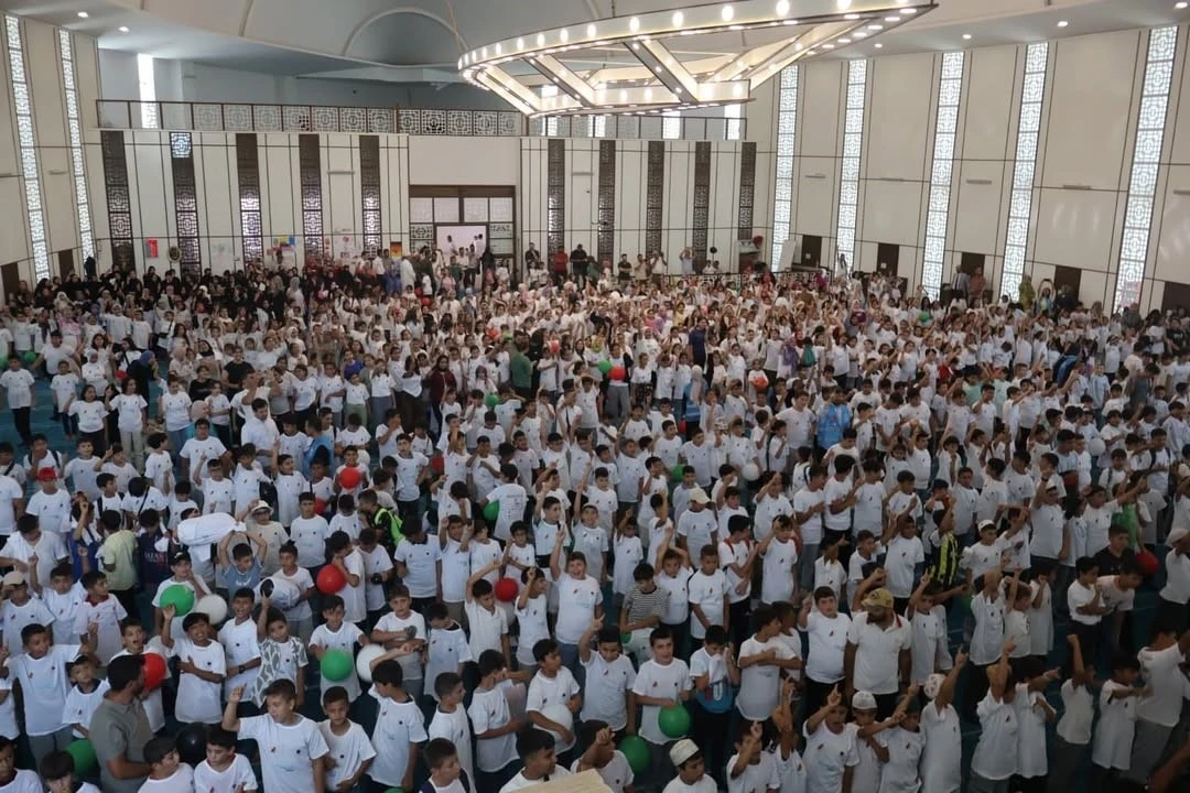 Hatay’da 1500 kuran kursu öğrencisi camide buluştu
