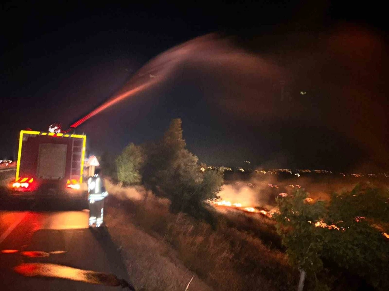 Hatay&rsquo;da anız yangını zeytinliğe sı&ccedil;radı: 200 d&ouml;n&uuml;m arazi zarar g&ouml;rd&uuml;

