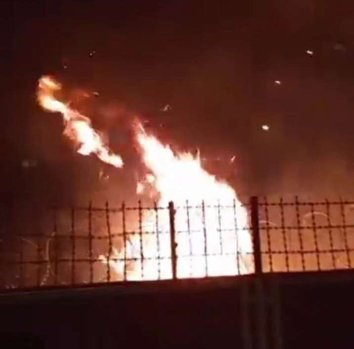 Havai fişekli kutlama faciaya neden oluyordu
