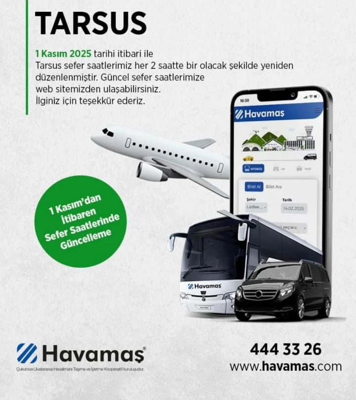 HavamaÅŸ’ta sefer saatleri güncellendi