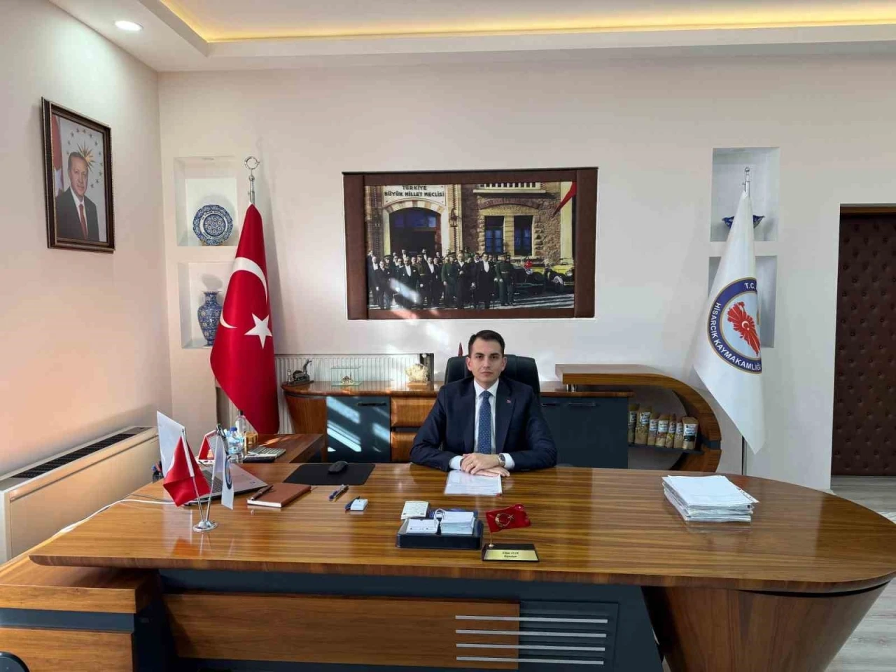 Hisarcık Kaymakamı Erkan Atam görevine başladı