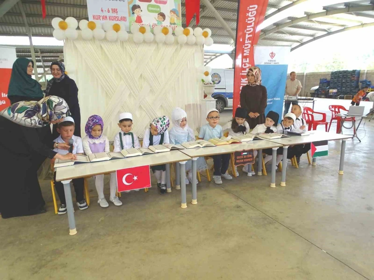 Hisarcık’ta 4-6 Yaş Kur’an Kursu mezuniyet töreni

